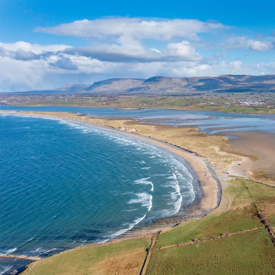 Aerial view Streedagh Beach Co Sligo 001