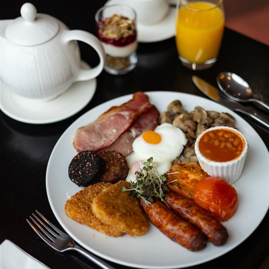breakfast plate