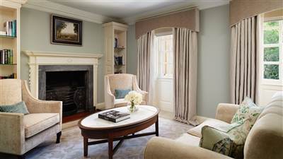 Junior Suites at Grantley Hall 58 sqm and they are individually designed and decorated offering a large seating area.