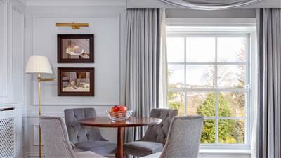 The Presidential Suite Dining Area