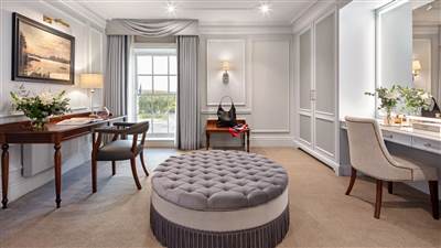The Presidential Suite Dressing Room Are