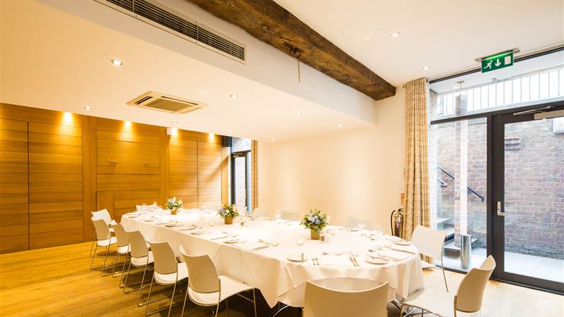 Conference room private dining at Hope Street 