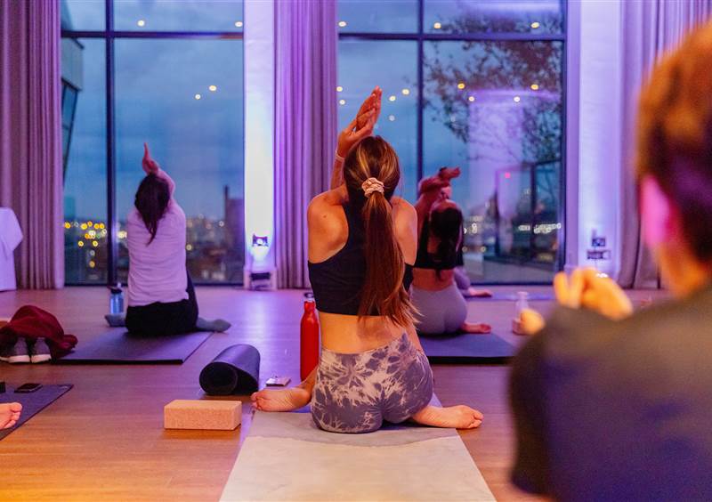 Rooftop yoga | Hope Street Hotel