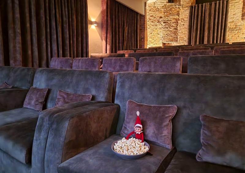Festive Movies Liverpool - Elf With Popcorn in Private Cinema