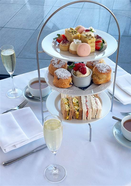 Mothers Day Afternoon Tea  closeup with