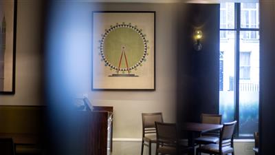 President Hotel London Interior Design, Wall Art 