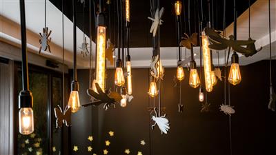 Bedford Hotel Lobby Lights in Bloomsbury, London