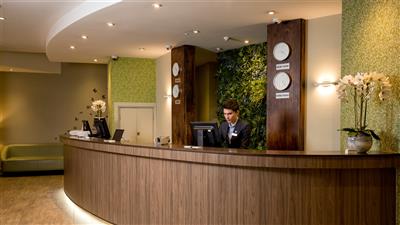 Bedford Hotel Reception Desk in Bloomsbury, London