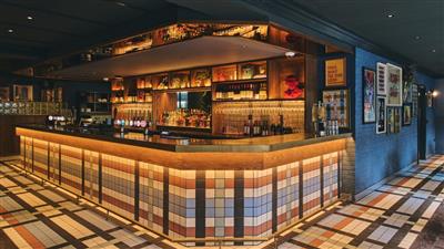 A look at the interior and bar area of The London Pub