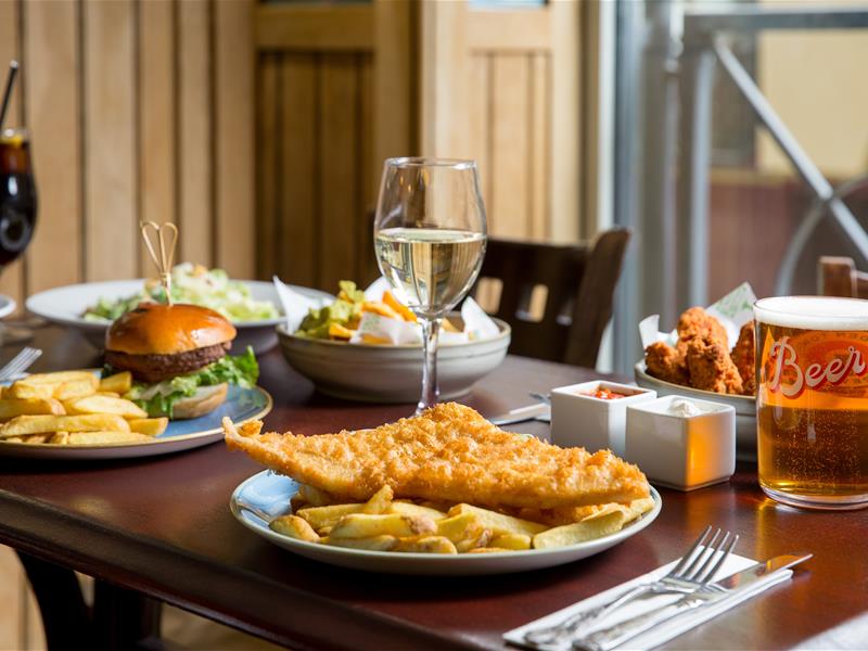 Royal National London Pub menu fish & chips