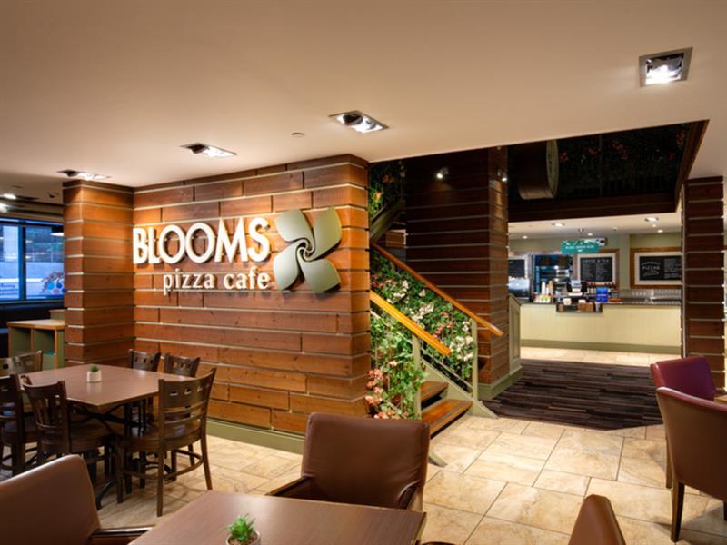 blooms cafe interior in Bloomsbury London