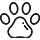pet friendly hotel - paw icon