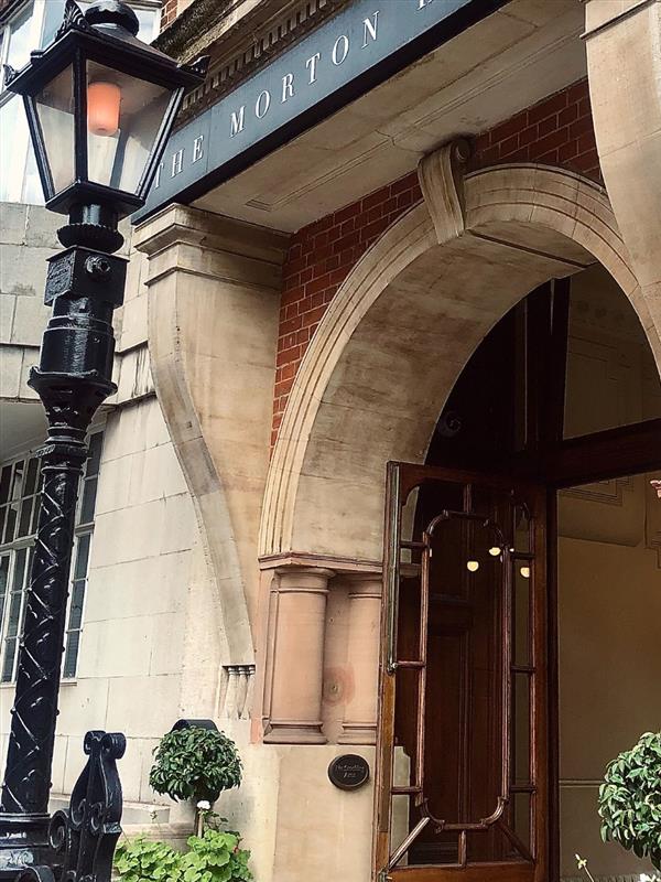 Morton Hotel London doorway