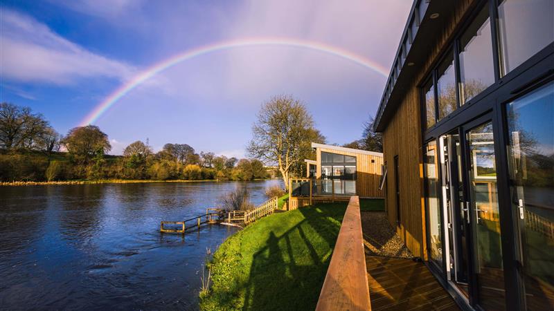 Rainbow at Killyhevlin Lodges  - Top Lodge in Northern Ireland in 2023