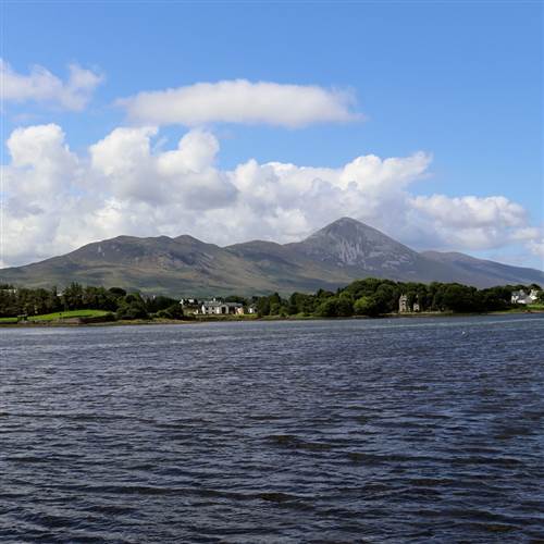 View, Croagh Patrick from Westport Quay,