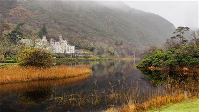 金宝搏188秋天的Kylemore修道院