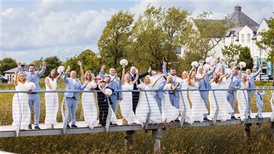 Wedding Photography overlooking the River Shannon
