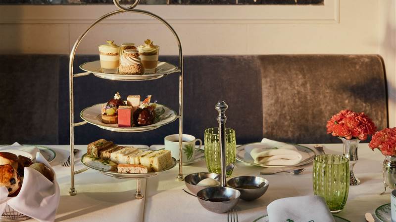 Lily of The Valley Afternoon Tea Setup
