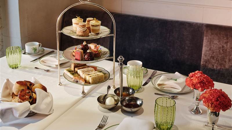 Lily of The Valley Afternoon Tea Setup