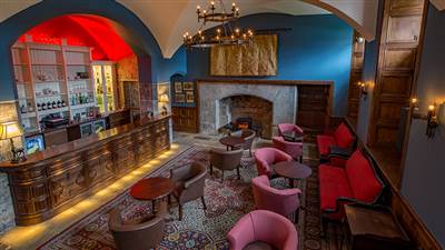 Luxury bar in Castle Hotel Ireland