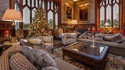 Christmas Night at Luxury Castle Hotel in Ireland