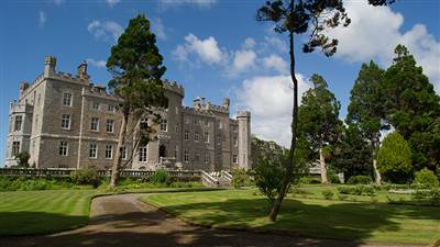 Irish castle gardens, Castle hotels with garden