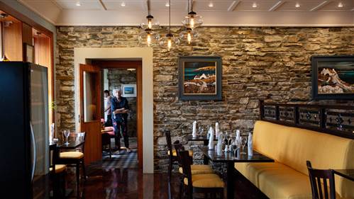 Dining Room stone wall