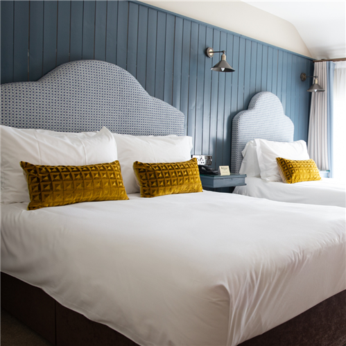 Double and single room