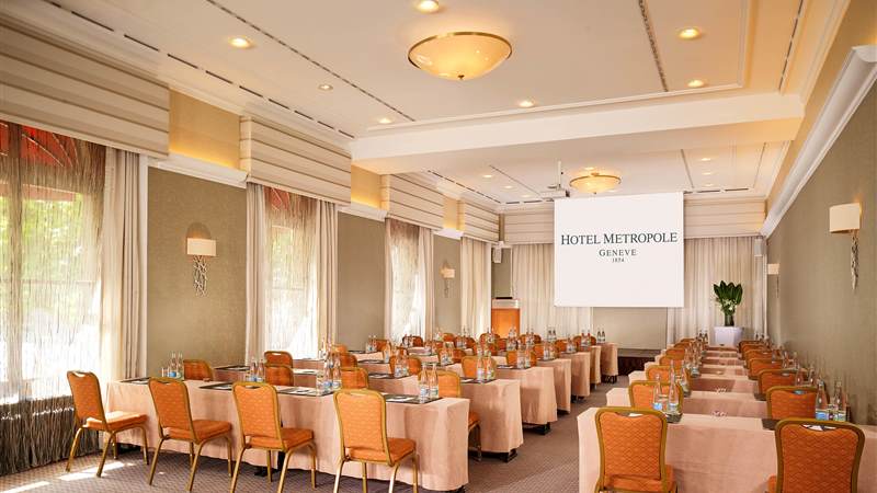 Luxury Hotel Wagner Events Room in Geneva