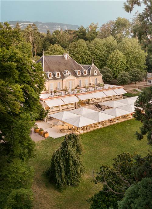 vue terrasse drone