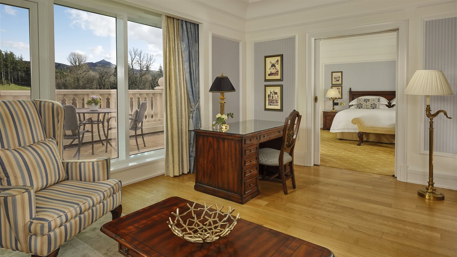 Garden View King Suite with Balcony