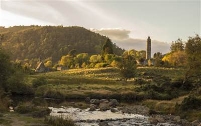 Sunrise at Glendalough