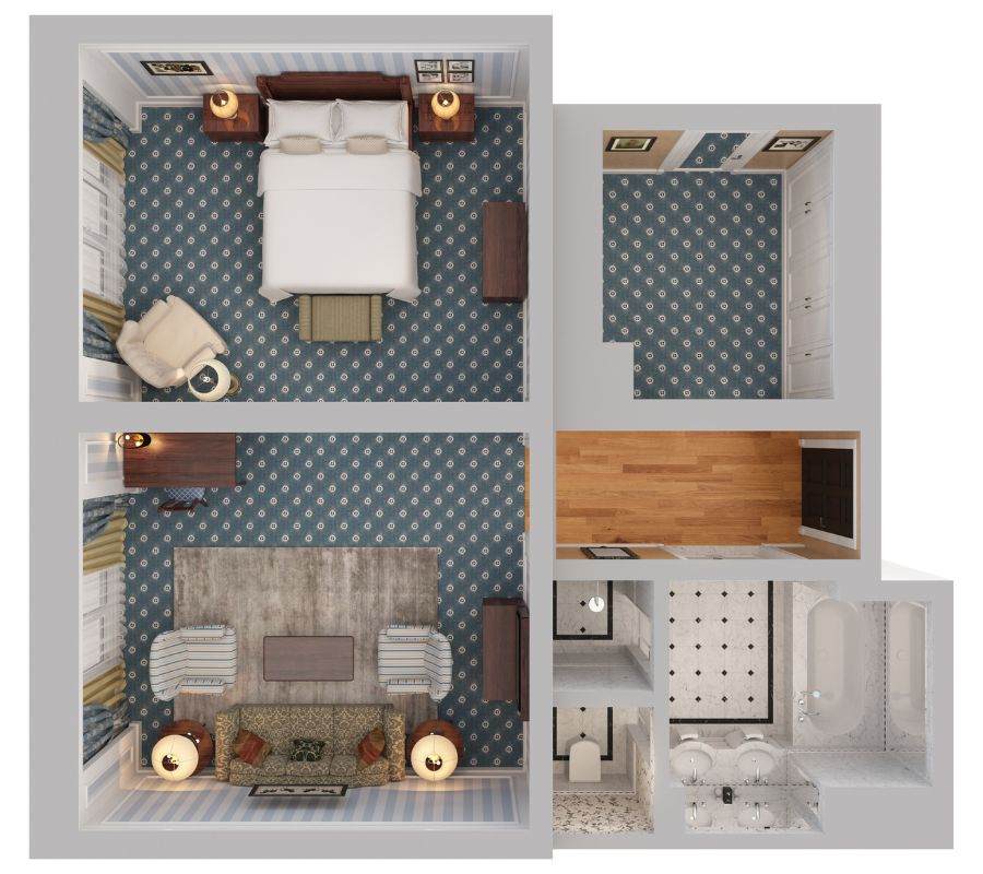 Mountain View King Suite V1