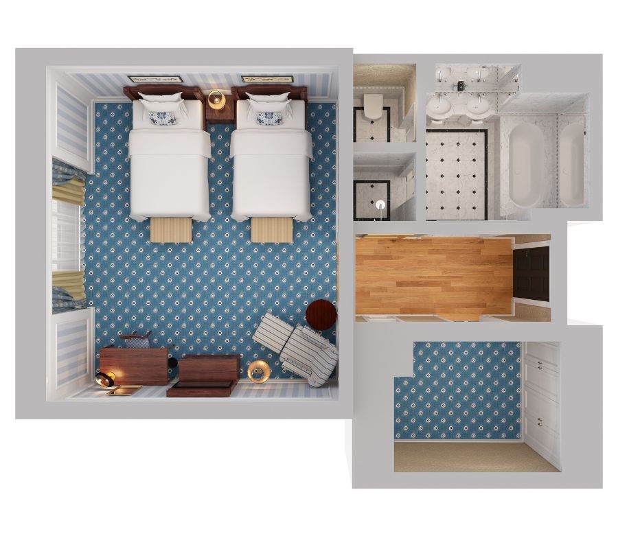 classic deluxe twin room V1