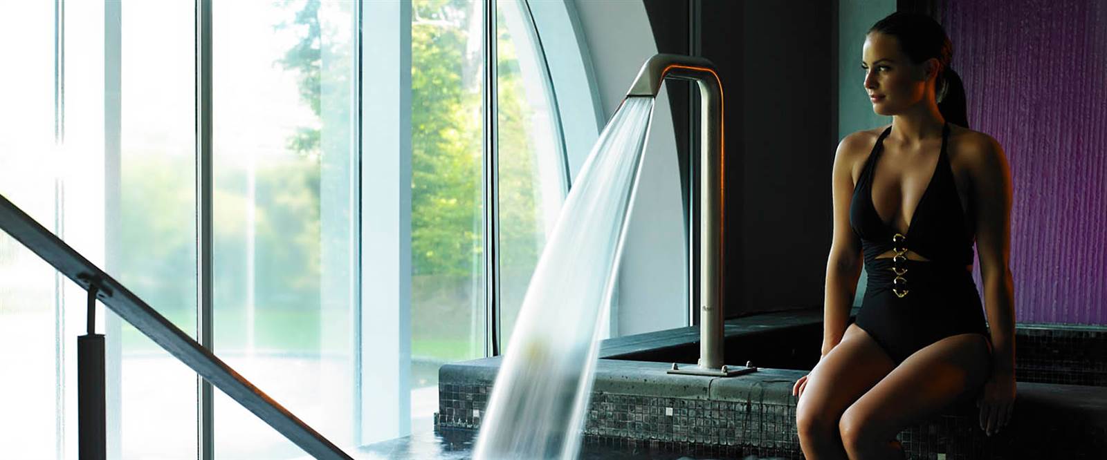 SPA hydrotherapy pool at Powerscourt Hotel