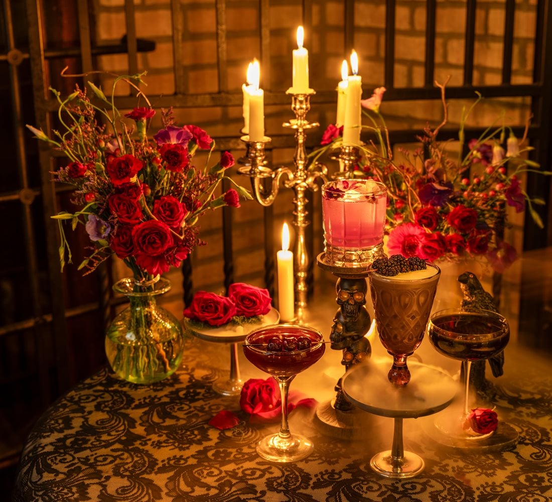 Midnight afternoon tea cocktails