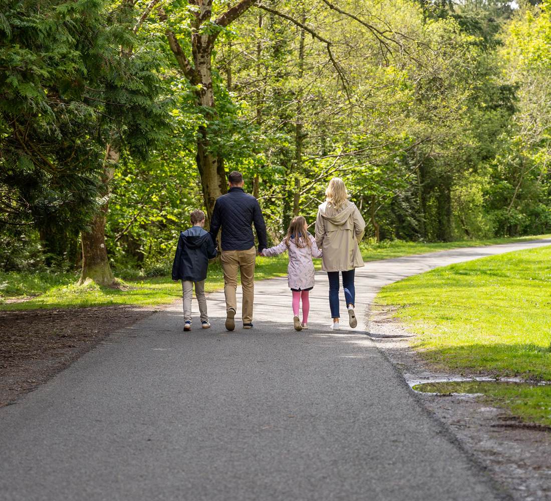 Powerscourt Hotel River Walk Family May2