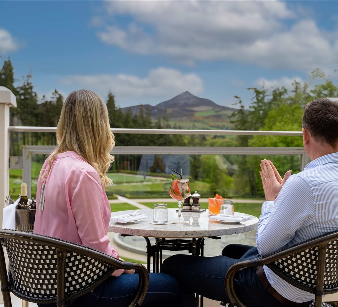 Powerscourt Hotel Sika Terrace Meal May2