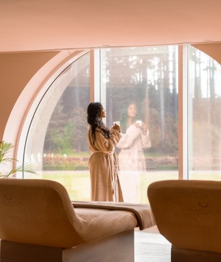 Lady in serenity room