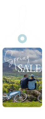swing tag spring  white text