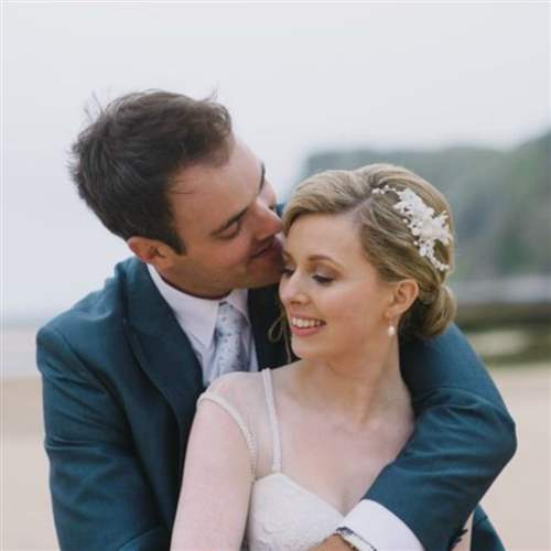 Happy Married Couple by the sea