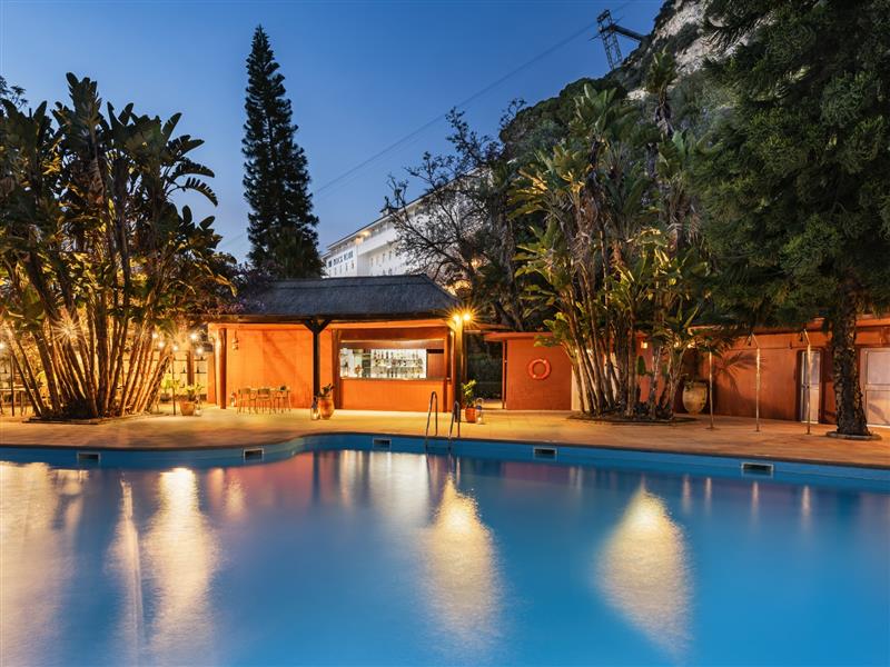 Pool Bar in the Evening