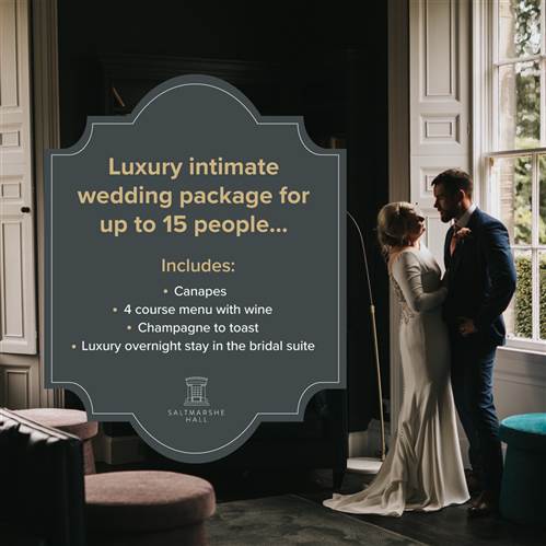 Luxury intimate wedding package in east Yorkshire