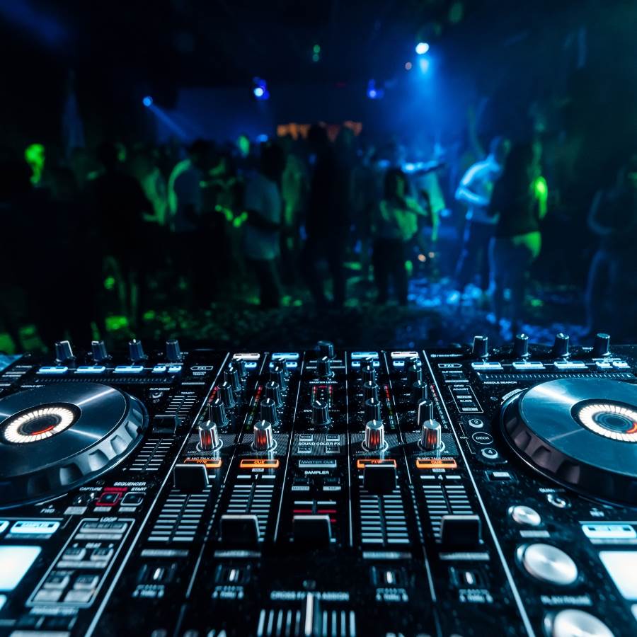DJ console Nightlife Party
