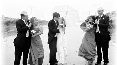 Bridal Party Black and White