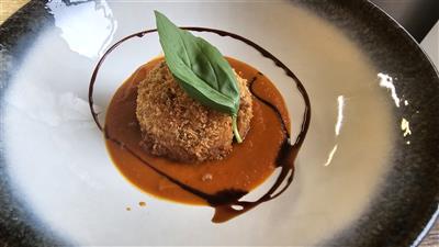 Sundried Tomato and Black Olive Arancini