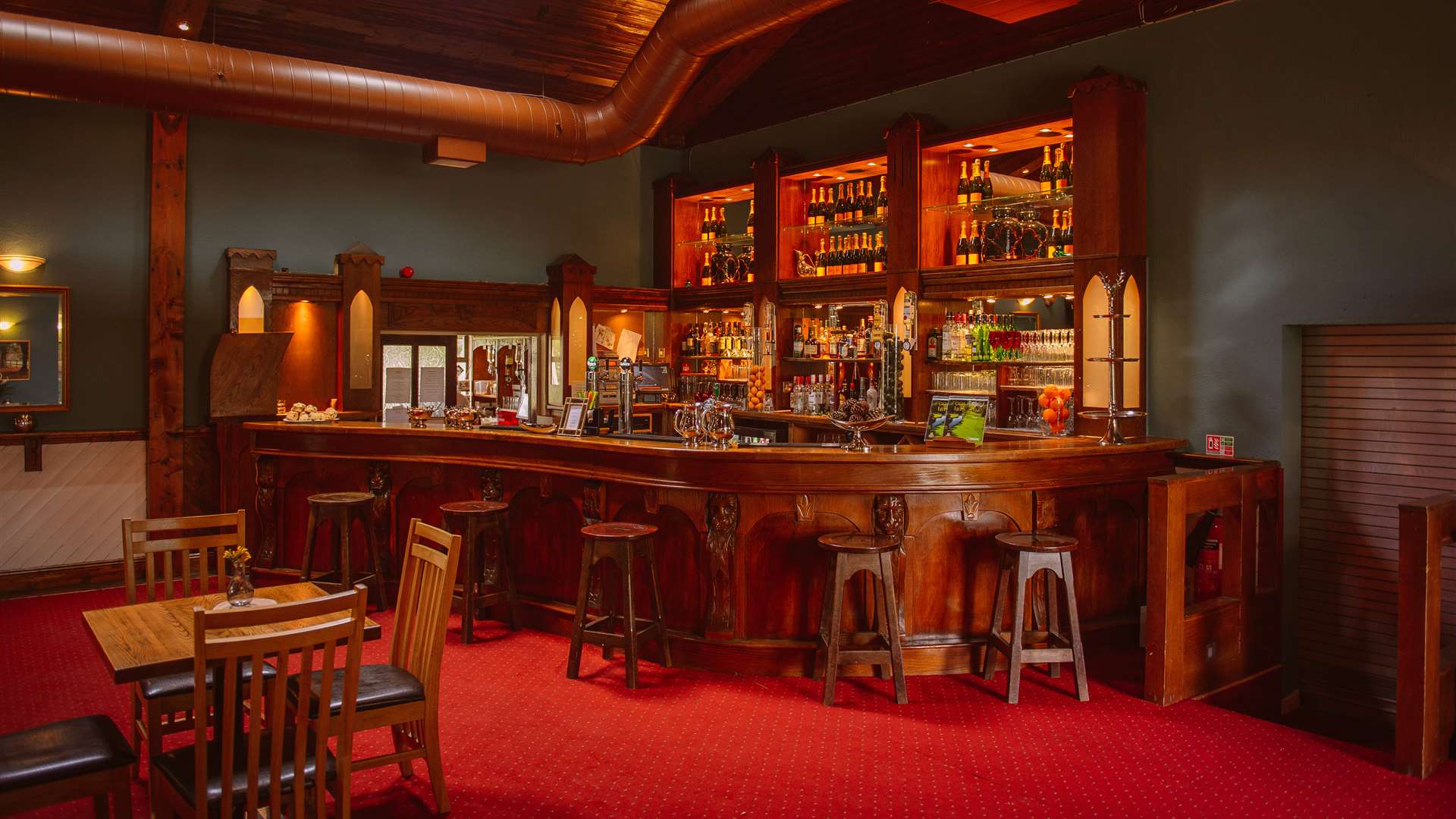clubhouse bar,  a bar area at the Waterford Castle Hotel & Golf Resort