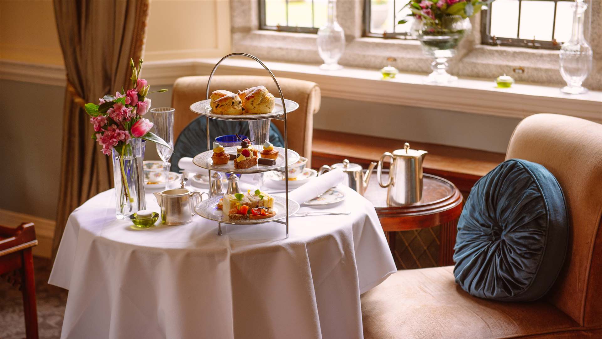  an elegant afternoon tea at Waterford Restaurants