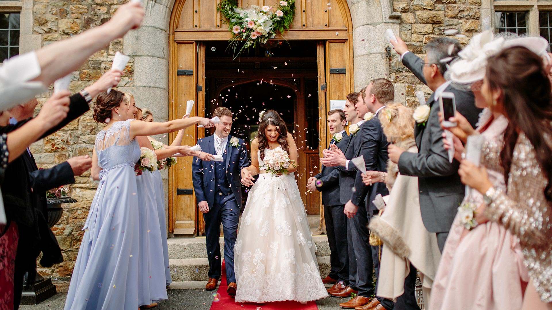 Waterford Castle Hotel wedding celebration