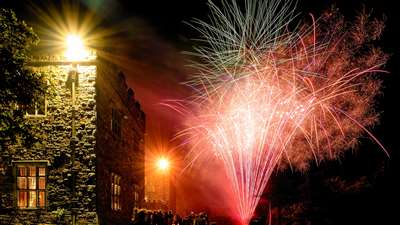Fireworks at the Castle